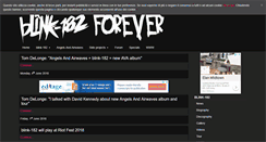 Desktop Screenshot of en.blink182forever.com
